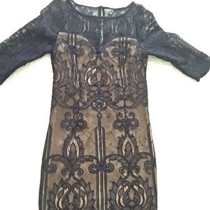 Navy/Indigo Lace Party Dress
